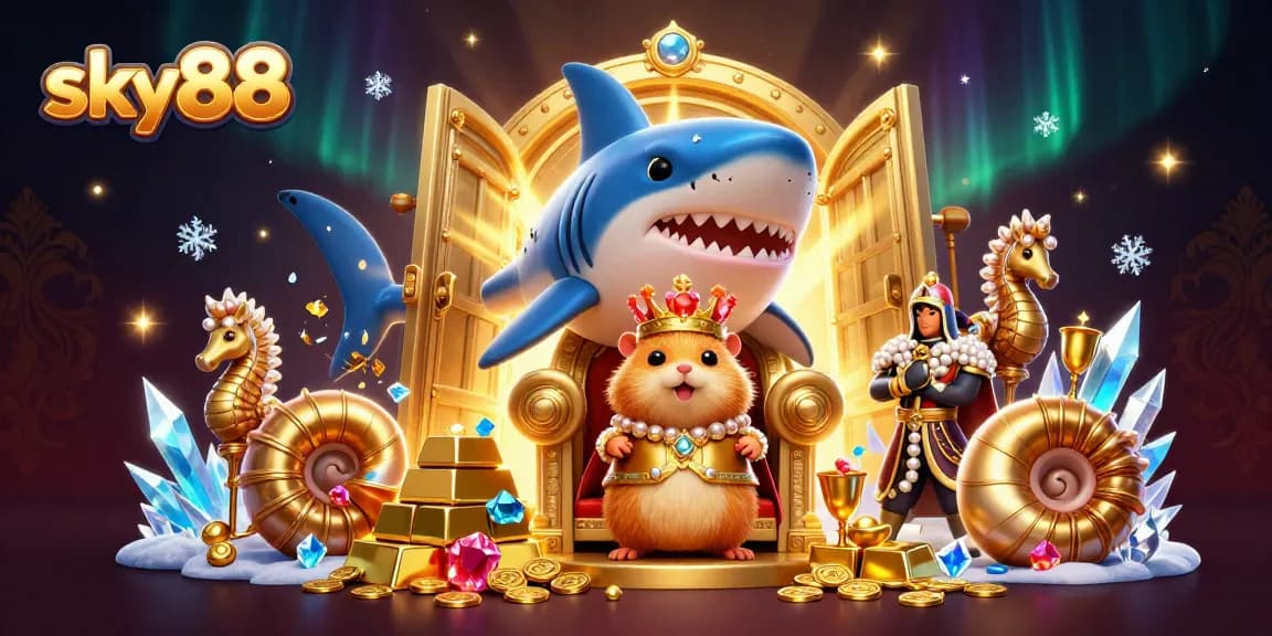 Experience the thrill of sky88's vibrant casino world filled with treasures, games, and excitement!