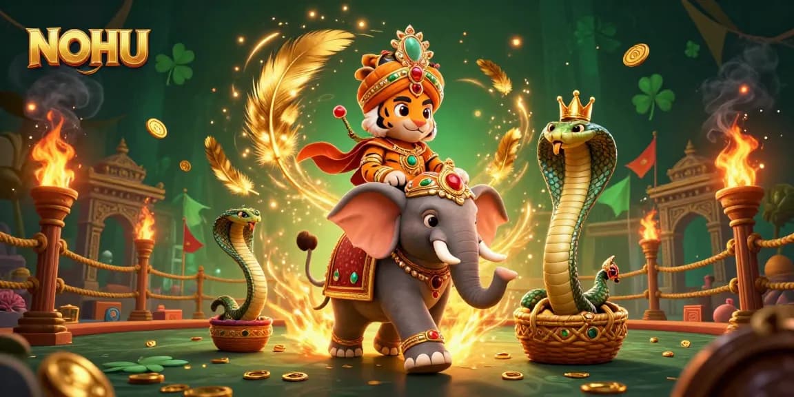 Engage in thrilling gambling at NOHU with iconic characters and dynamic casino elements.