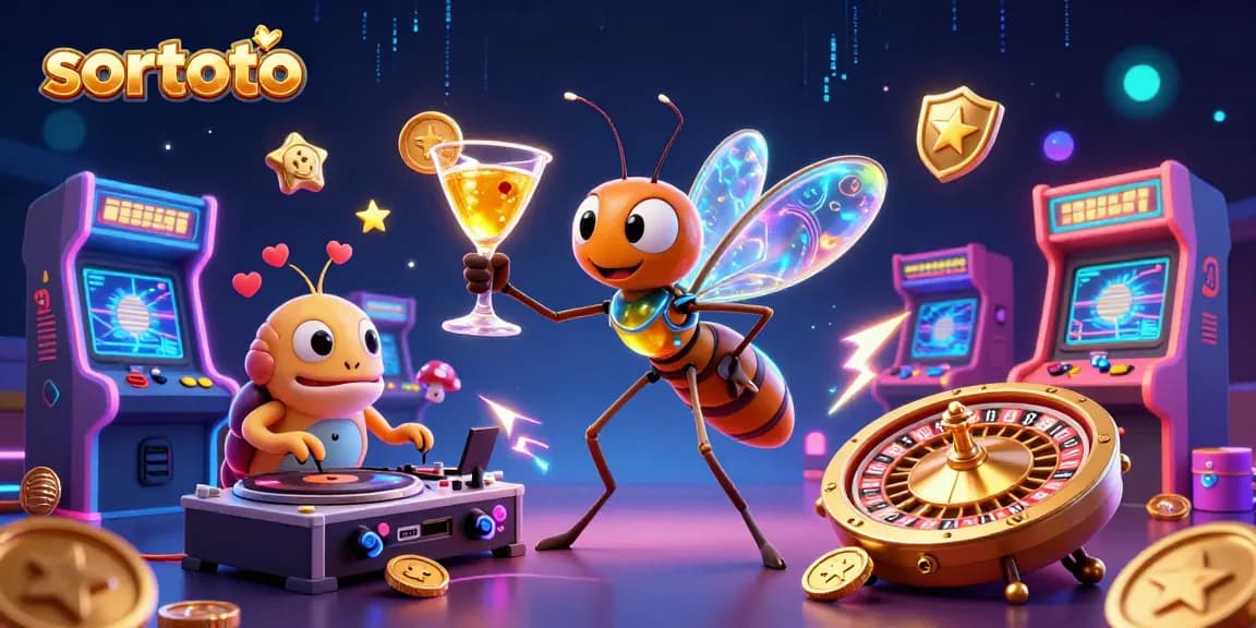 Experience thrilling gameplay with sortoto's dynamic casino elements and vibrant characters.