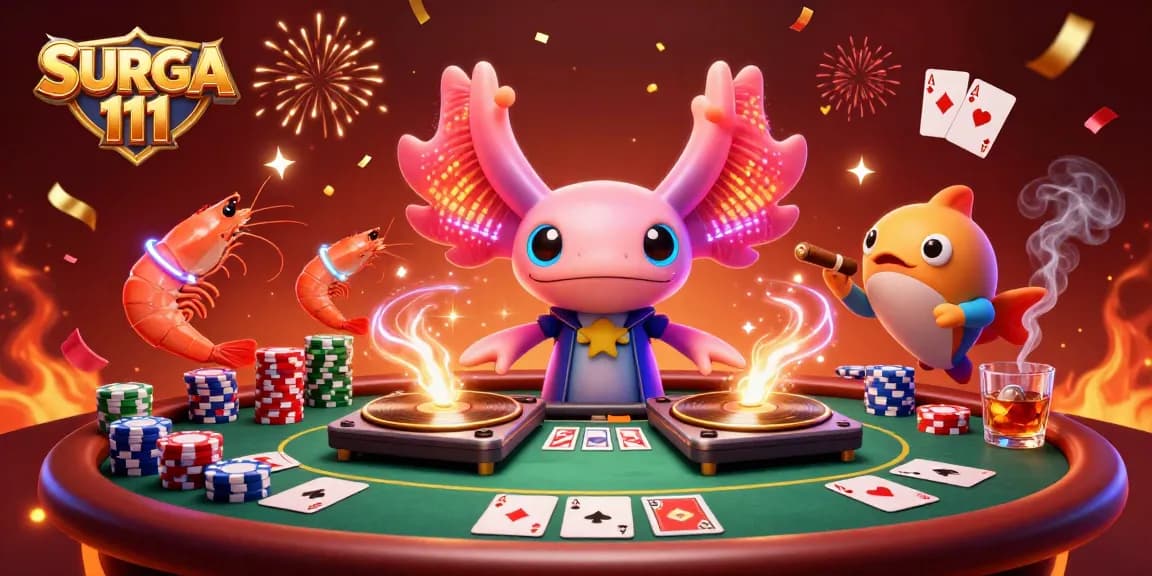 Engage with SURGA 111 and enjoy thrilling gameplay featuring colorful characters and casino elements.