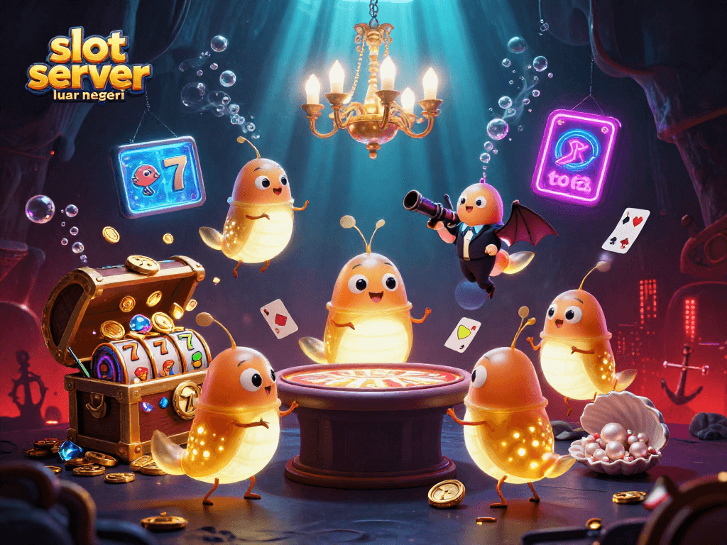 Experience vibrant gameplay at slot server luar negeri filled with dazzling treasures and bioluminescent characters.