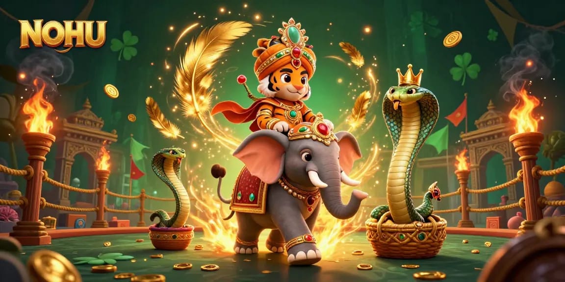 Engage in thrilling gambling at NOHU with iconic characters and dynamic casino elements.