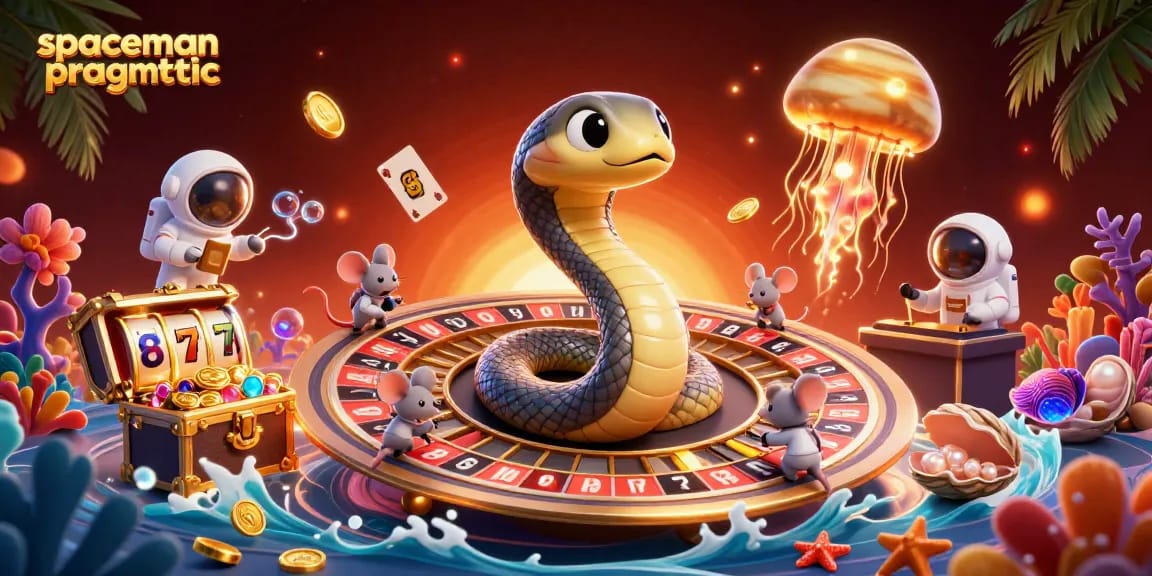 Experience the thrill of spaceman pragmatic gaming with astronaut mice betting amidst cosmic elements.