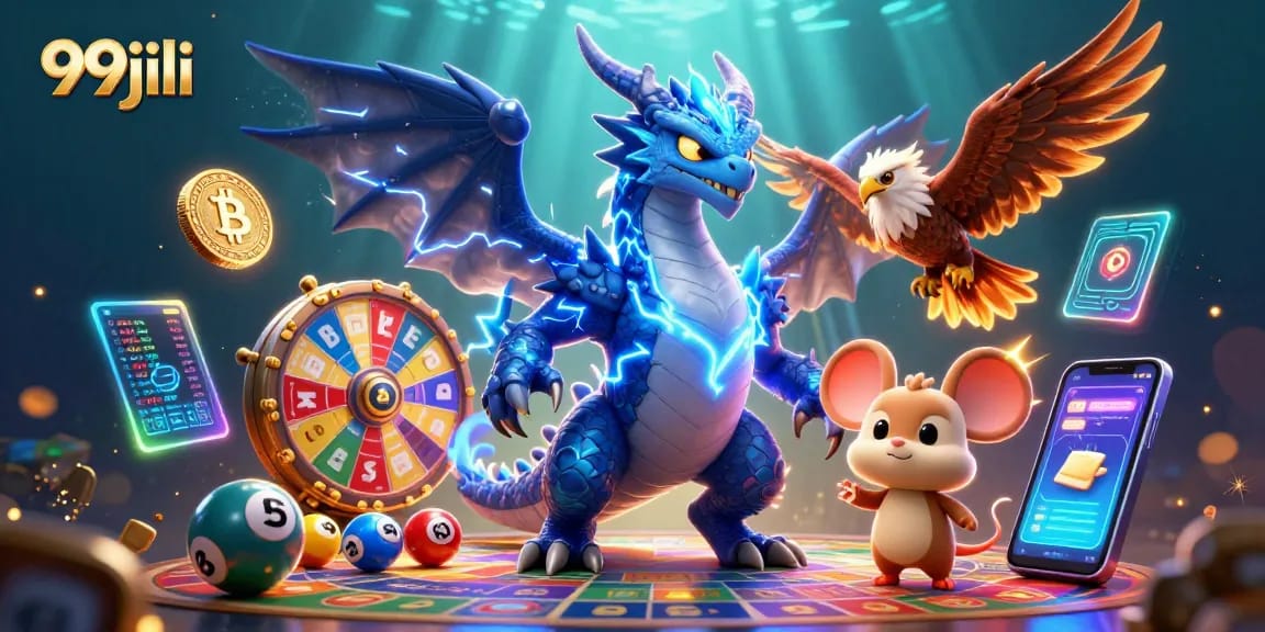 Experience the thrilling KENO games at 99jili, featuring lively numbered balls and radiant prize wheels.