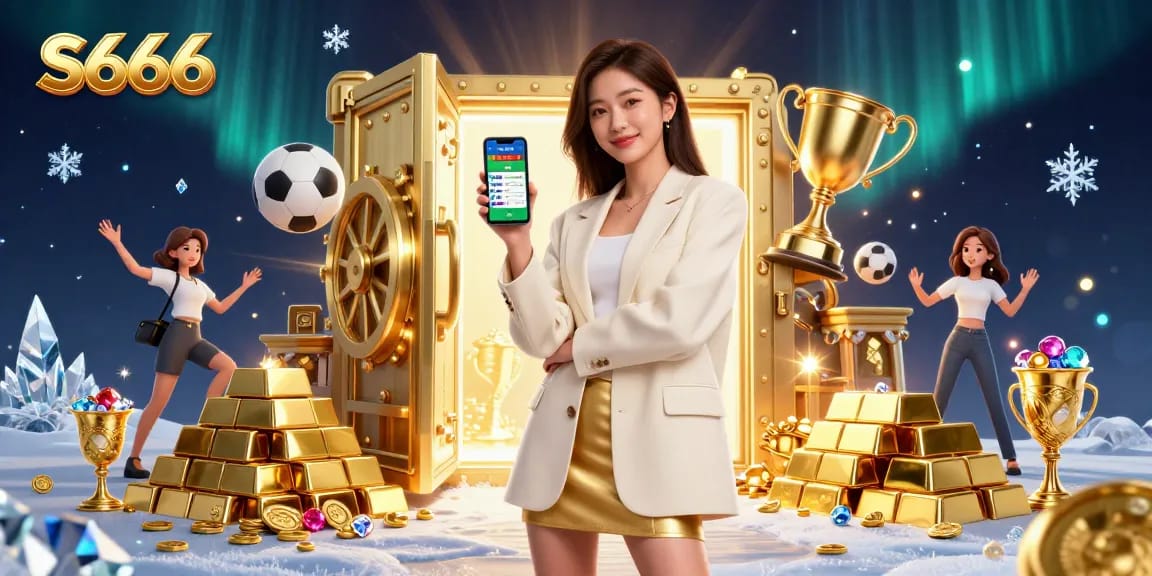 S666 elevates your online betting experience with a modern app interface and vibrant casino elements.