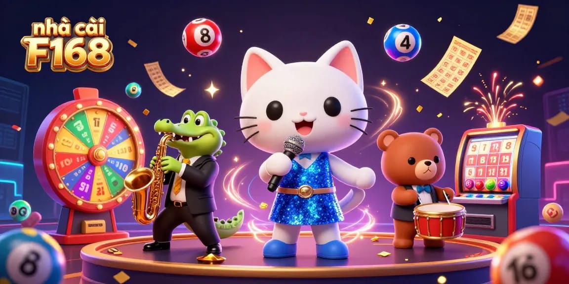 Engage in exciting games with nhà cái F168 while discovering lottery, prizes, and vibrant casino elements.