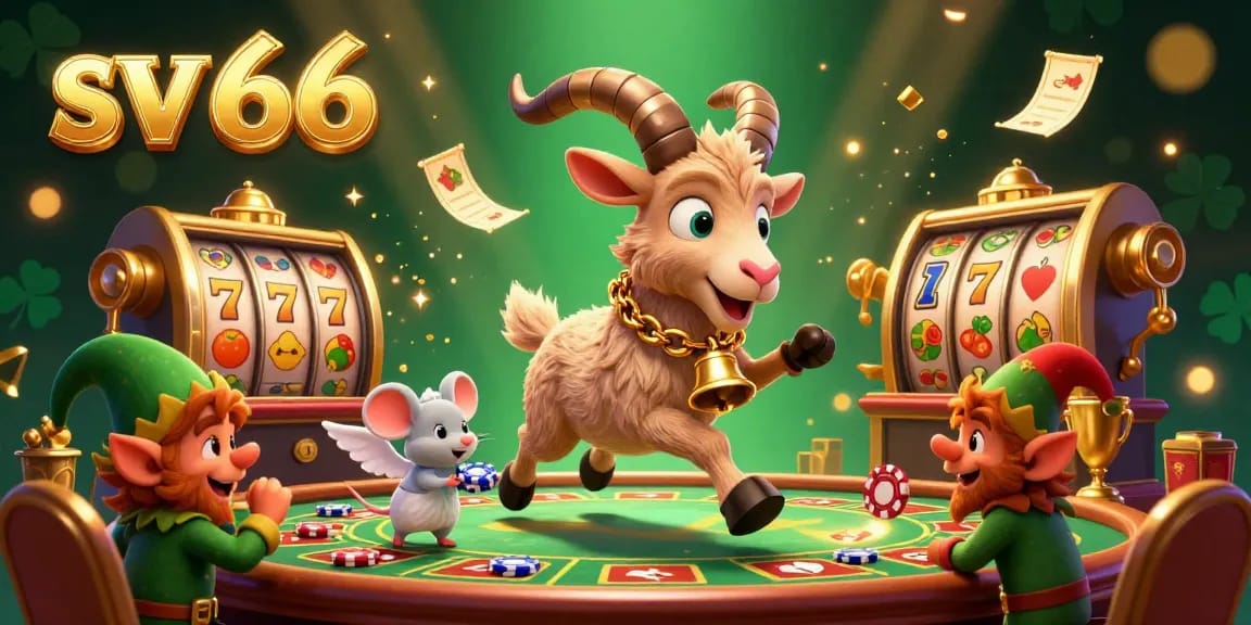 Experience thrilling casino action at sv 66 with joyous characters in a vibrant gambling scene.
