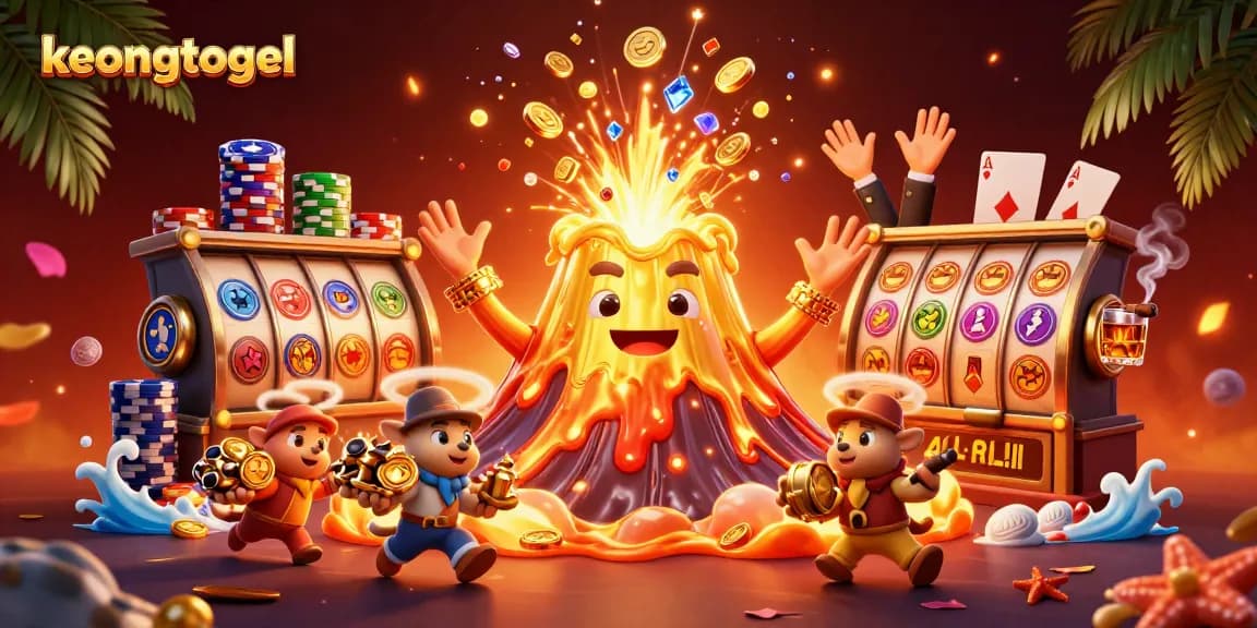 Spin with keongtogel and enjoy a treasure-filled eruption of golden coins and jackpots.