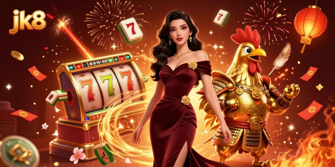 Enjoy thrilling games and jackpots at jk8 with vibrant characters and festive elements.