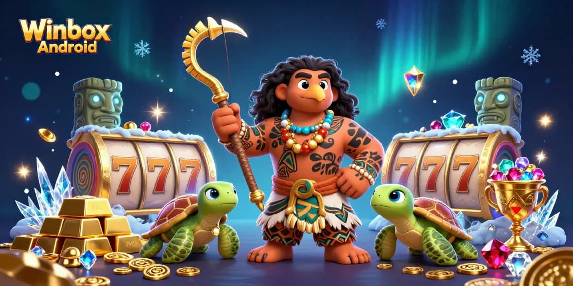 Winbox Android enables seamless mobile access for gamers with vibrant casino illustrations and engaging visuals.