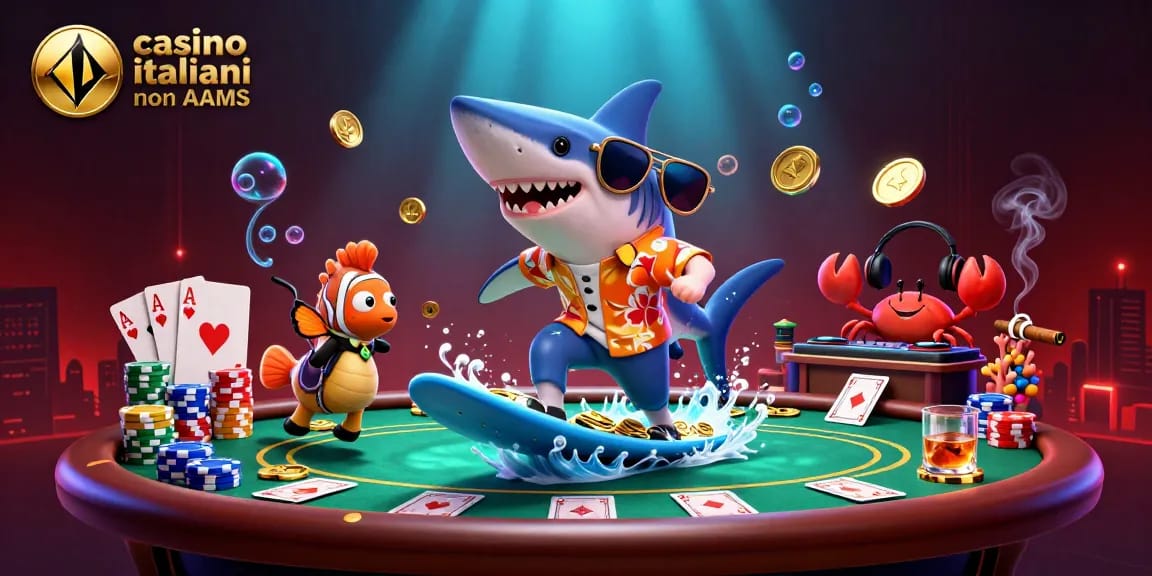 Gioca a giochi emozionanti nei casino italiani non AAMS con personaggi vibranti ed elementi dinamici del casinò.