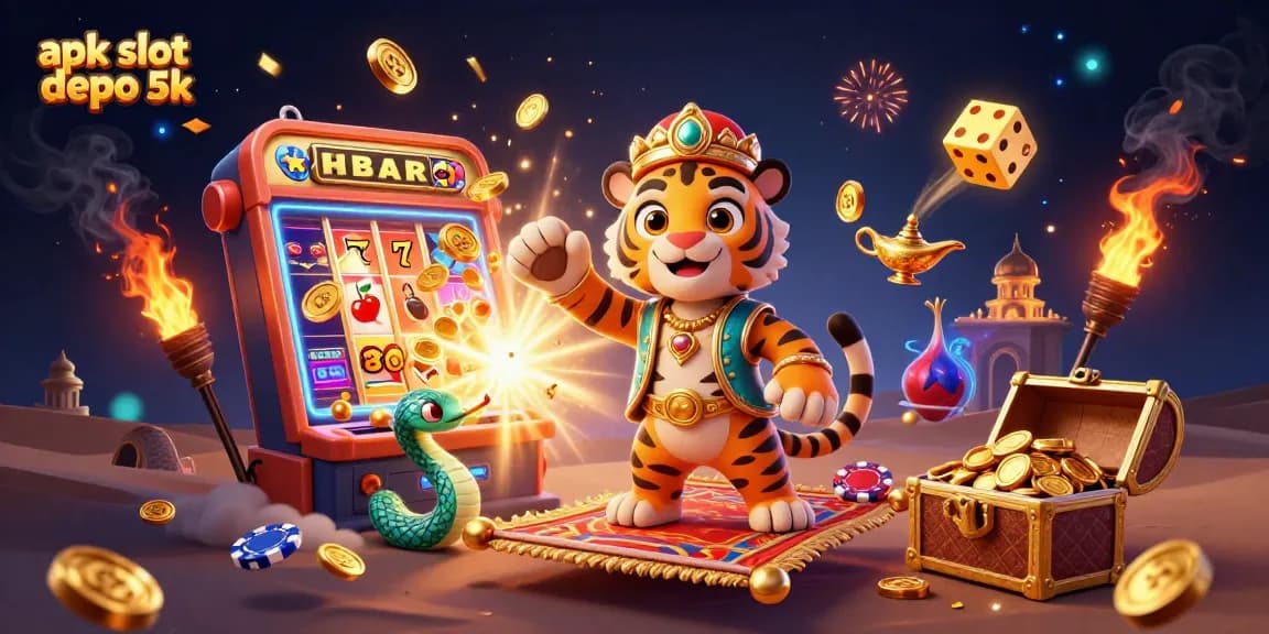 Spin jackpots and win with apk slot depo 5k in this vibrant casino adventure.