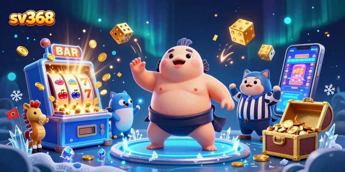 Experience the thrilling underwater casino showdown featuring sv368's fugu in a sumo ring while winning big!