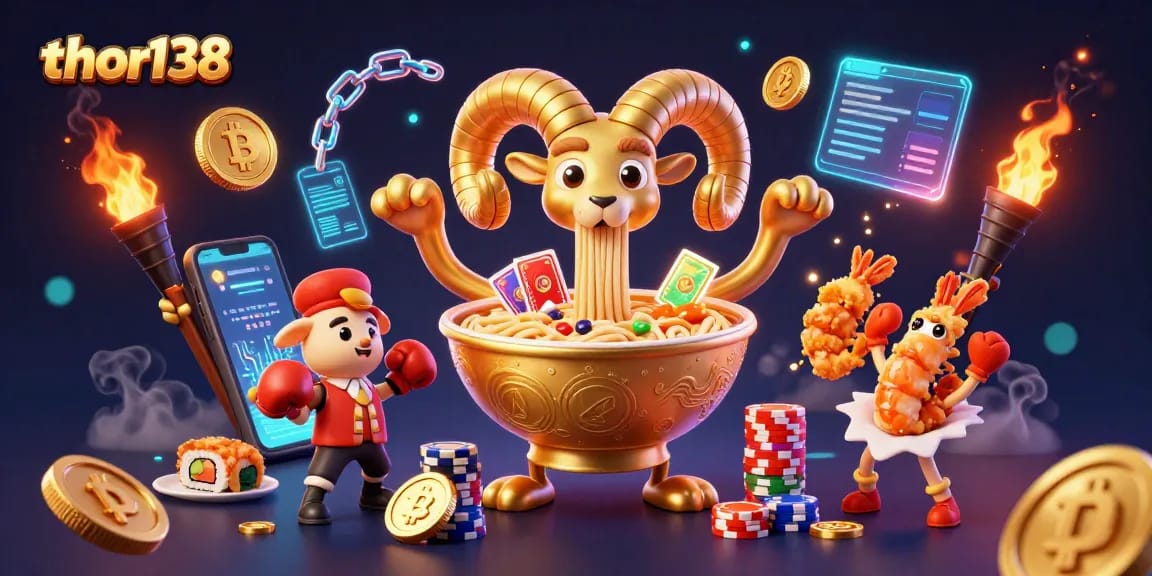 Thor138 mengamati permainan dengan karakter lucu dan elemen perjudian digital yang menarik.