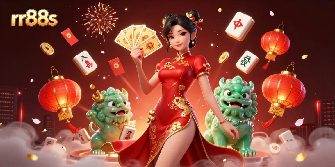 Engaging in vibrant gaming action at rr88s, showcasing unique Asian casino elements.