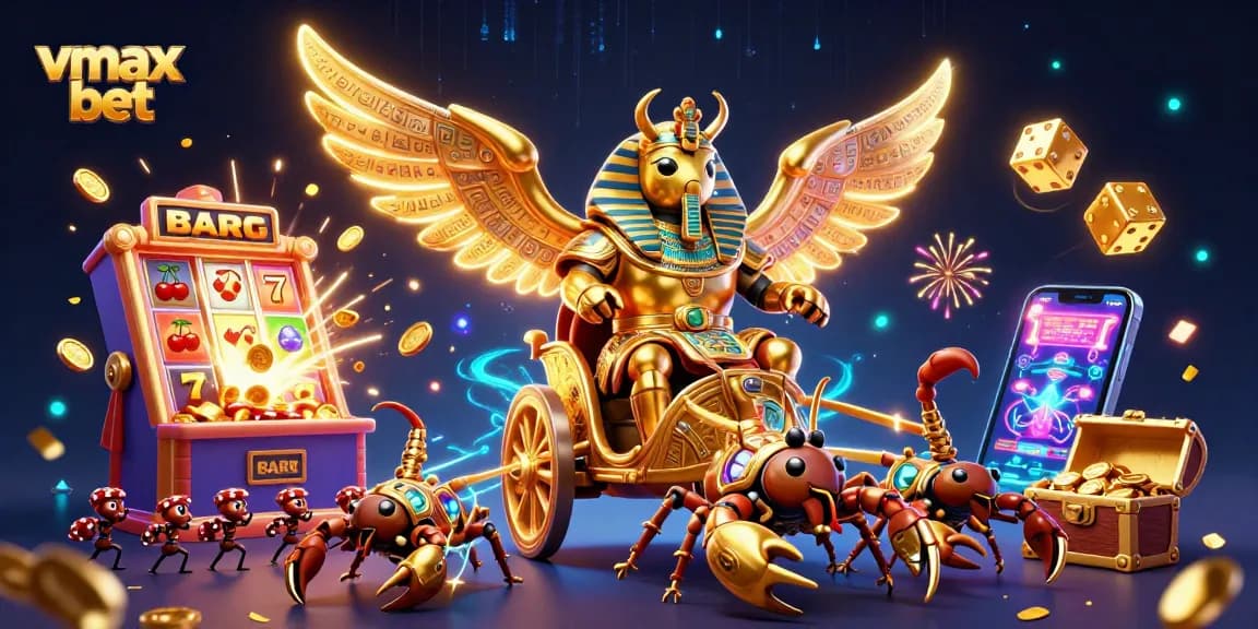 Win big at vmax bet with thrilling 3D casino adventures showcasing vibrant characters and dynamic games.