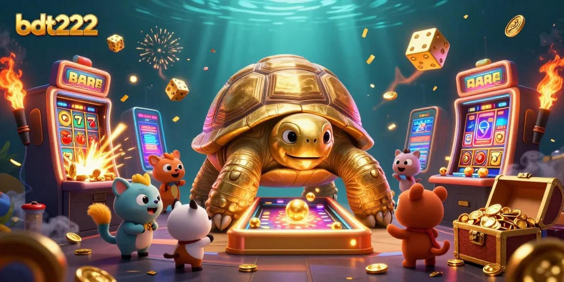 Experience high-stakes moments with bdt222 in this lively 3D casino scene, showcasing thrilling gameplay.