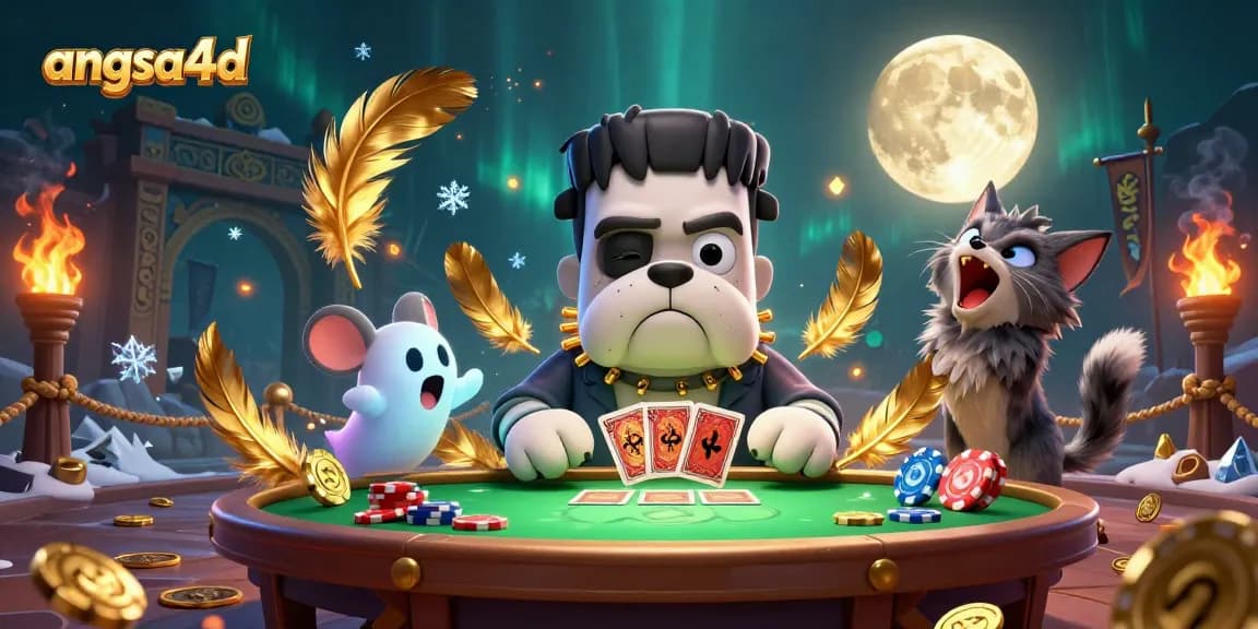 Experience the vibrant angsa4d casino scene with engaging characters at play, capturing the thrill of online gaming.