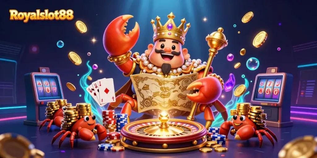 Raih keberuntungan dengan Royalslot88, ilustrasi kasino menarik di bawah laut
