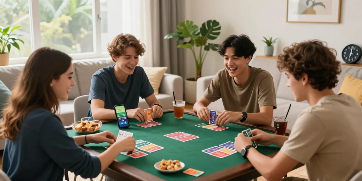 Enjoy thrilling gameplay at https://teenpattivegasgame.com.pk/ with friends in a vibrant living room.