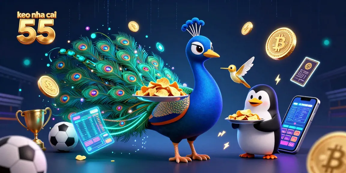 Engage with keo nha cai 55 in thrilling sports betting action featuring vibrant characters and dynamic game elements.