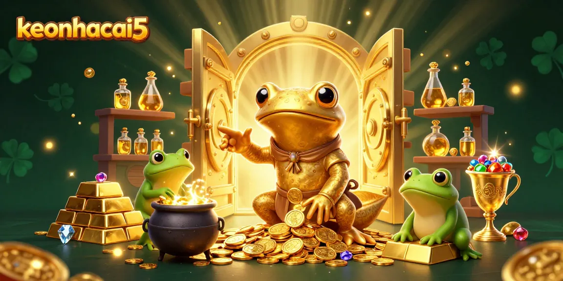 Experience keonhacai5 as enchanting alchemists transform metals into golden bets amidst a rich casino atmosphere.