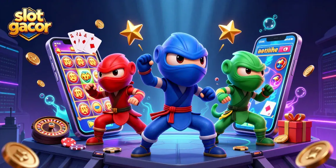 Slot gacor menunjukkan keseruan permainan dengan ninja chameleon beraksi di kasino digital.