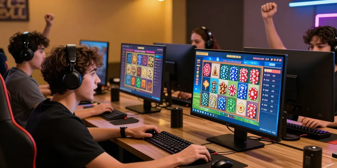 Pengguna diana4d daftar tampak asyik bermain permainan slot online dengan suasana yang hangat dan modern.