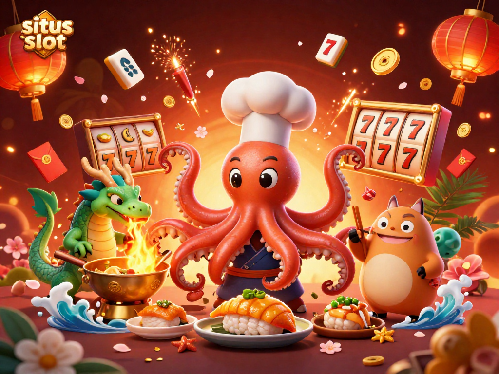 Menangkan permainan situs slot dengan karakter lucu di latar yang menarik dan penuh detail.