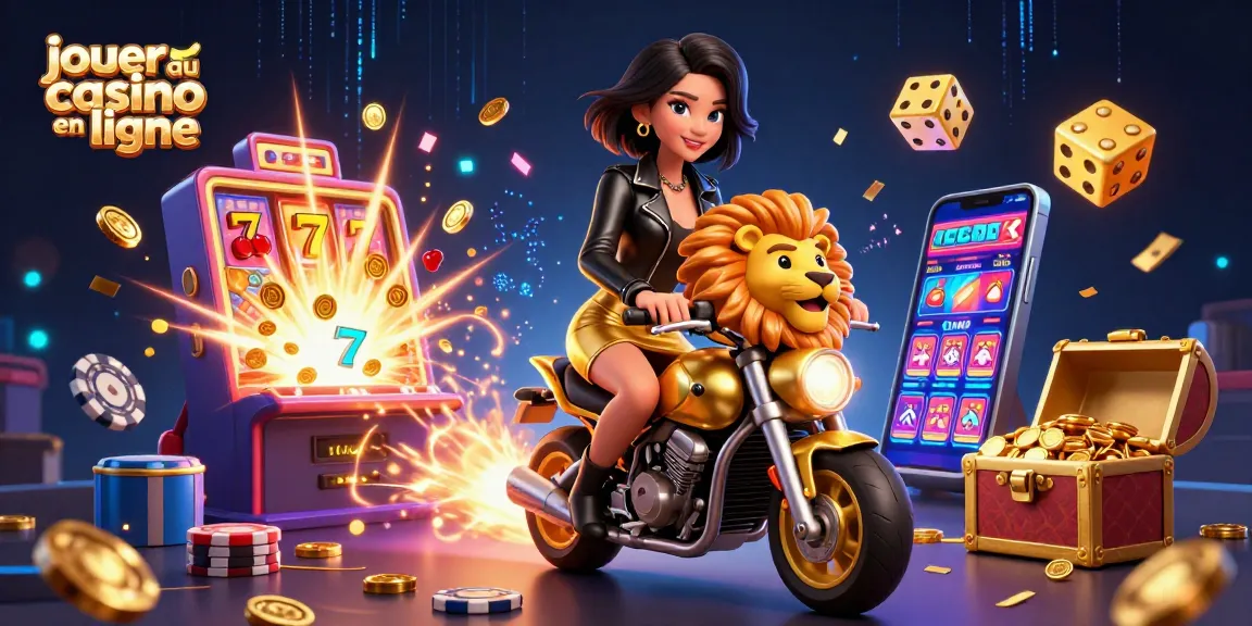 Découvrez le frisson de jouer au casino en ligne avec des graphismes dynamiques et des éléments de casino vibrants.