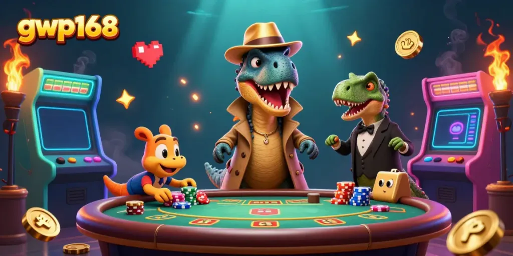 Permainan Casino Live gwp168 dengan dealer dan interaksi permainan yang seru.
