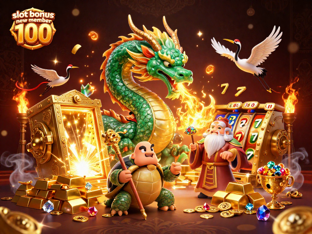 Experience exhilarating wins with slot bonus new member 100 and captivating 3D casino elements.