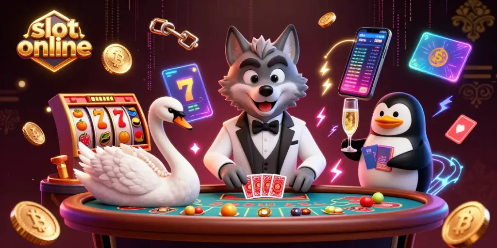 Experience thrilling slot online gameplay with lively characters and vibrant game elements.