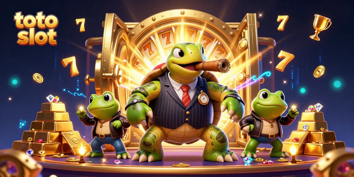 Experience the excitement of toto slot with vibrant casino characters and dazzling game elements.