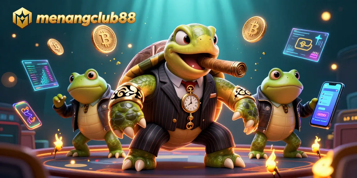 Engage with menangclub88's dynamic online gaming scene illuminated by crypto elements.