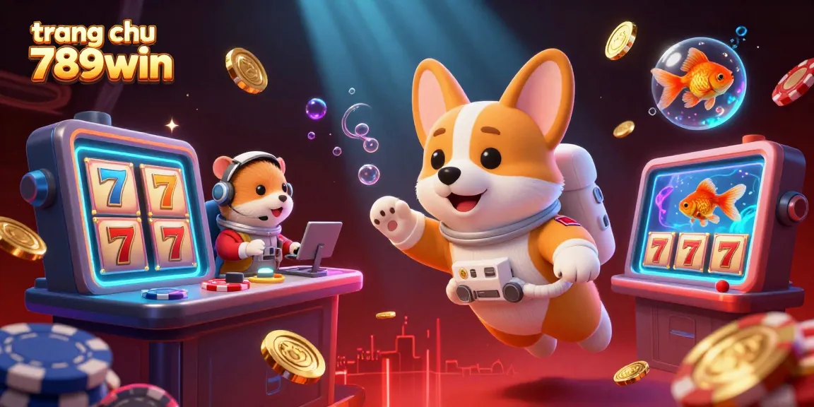 Play games at trang chu 789win with thrilling visuals, capturing the excitement of a floating casino.