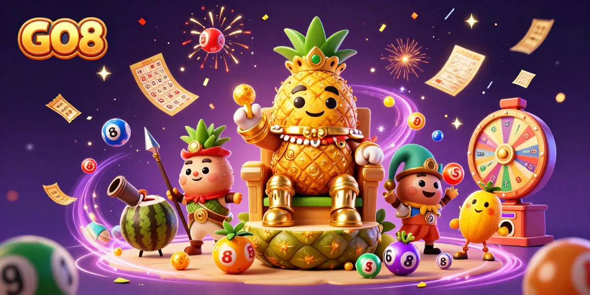 Experience thrilling gameplay at GO8 with vibrant illustrations of casino adventures and promotions.