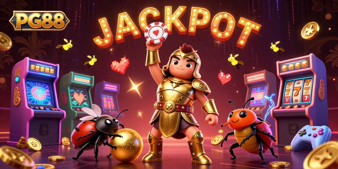 Experience the thrilling PG88 casino world as players discover jackpots in a vibrant scene.