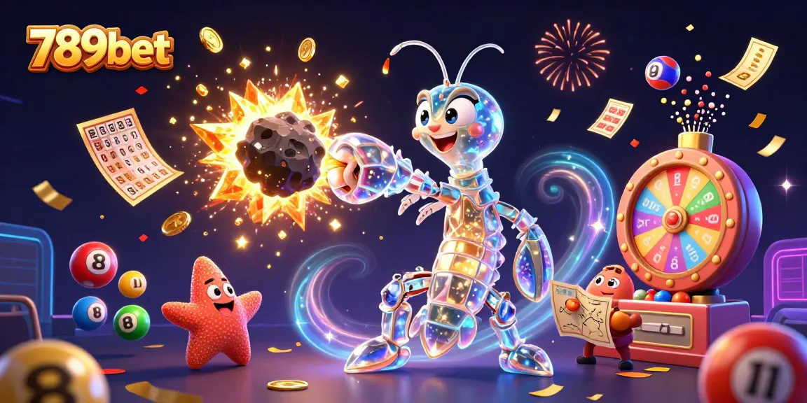 Spin to win with 789bet's vibrant lottery scene featuring dynamic lottery balls and rewards.