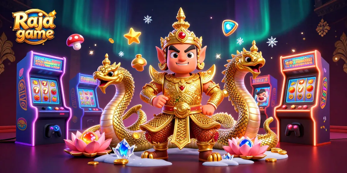 Engage with Raja game as playful guardians and Naga serpents invite you to a vibrant casino experience.
