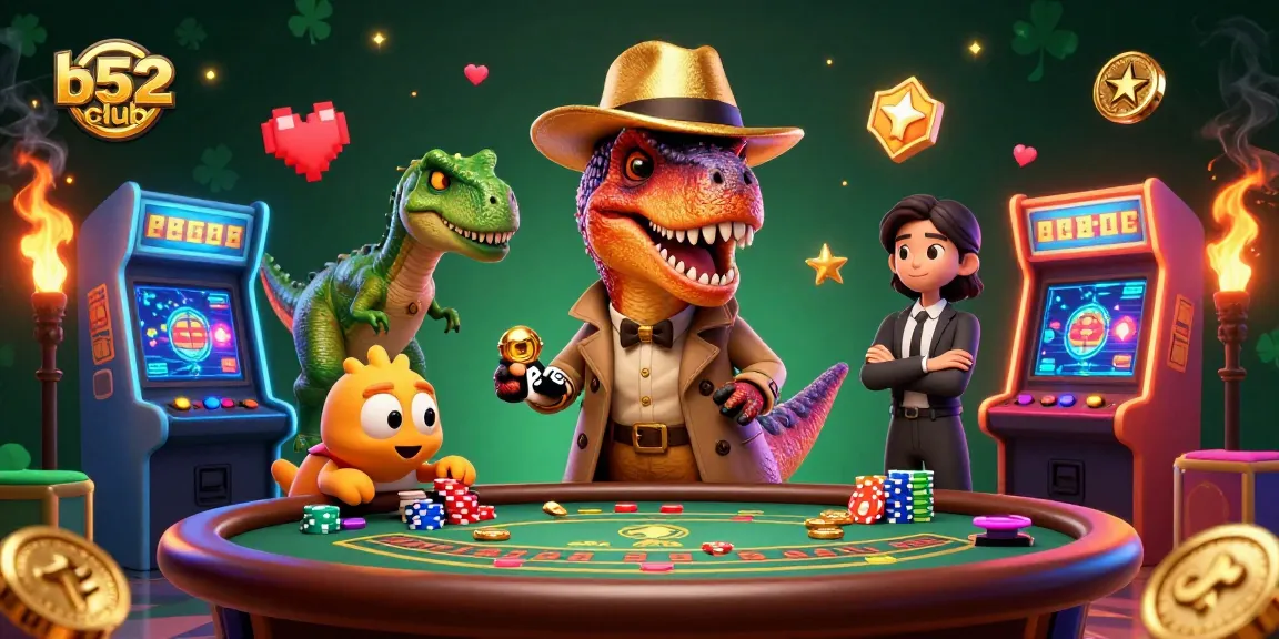 Experience thrilling gameplay at b52club with vibrant characters and dynamic casino elements.