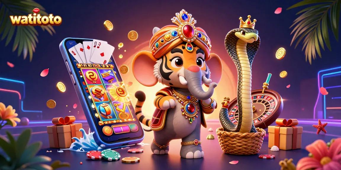 Experience thrilling gameplay with watitoto through vibrant casino elements and dynamic characters.